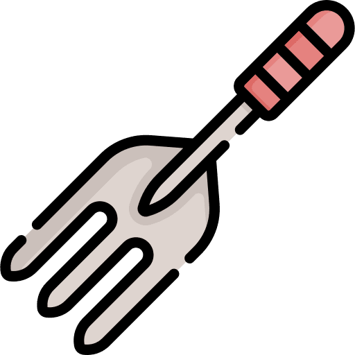 Fork farming fork gardening tools icon Fork farming fork gardening tools icon