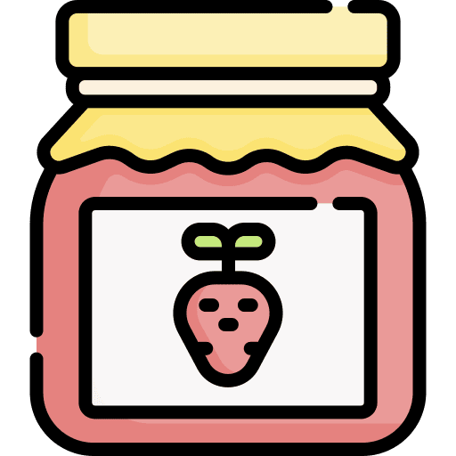 Jam jam jar conserve breakfast icon Jam jam jar conserve breakfast icon