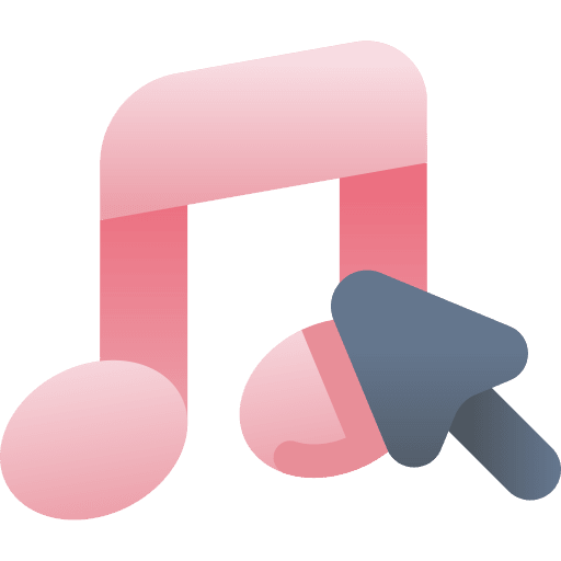 Music music player music and multimedia clicker icon Music music player music and multimedia clicker icon