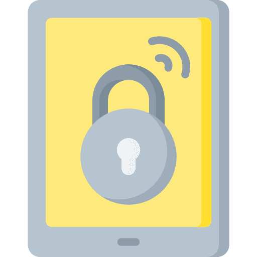 Accesibility lock signal wifi icon Accesibility lock signal wifi icon