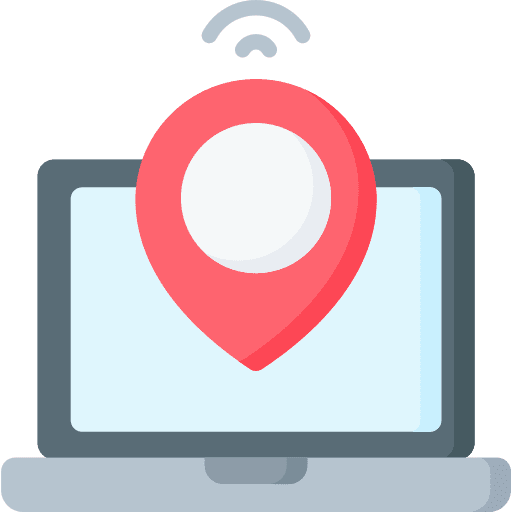 Digital nomad business and finance digital nomad location pin icon Digital nomad business and finance digital nomad location pin icon