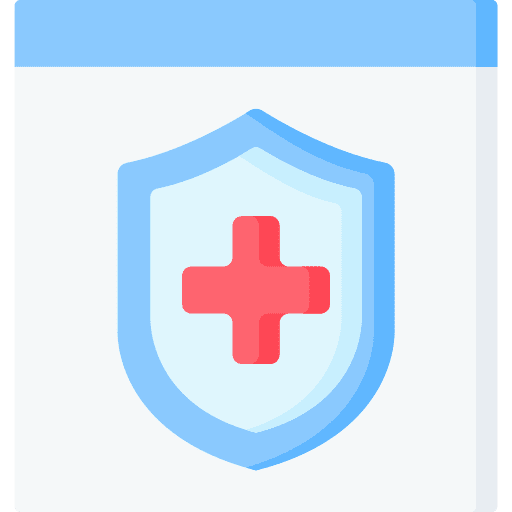 Healthcare security protected healthcare icon Healthcare security protected healthcare icon