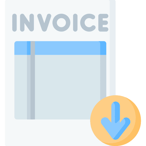 Invoice files and folders invoice file icon Invoice files and folders invoice file icon