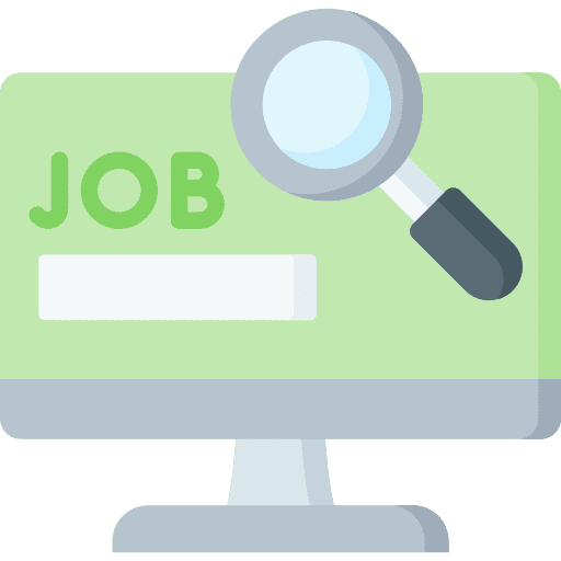 Opportunity magnifying glass business and finance screen icon Opportunity magnifying glass business and finance screen icon