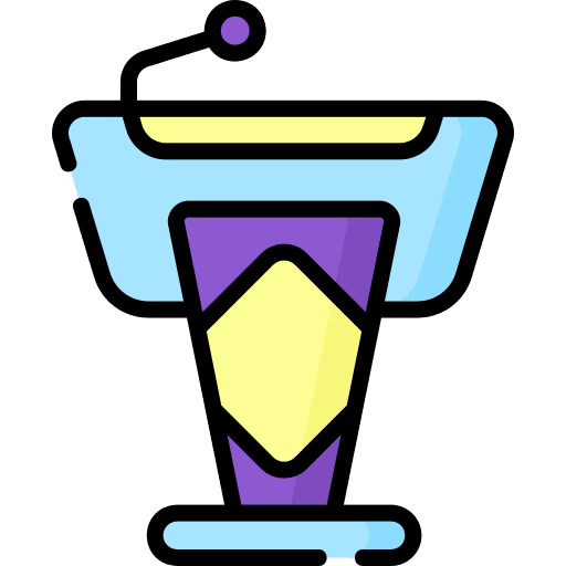 Lectern speech podium speak icon Lectern speech podium speak icon