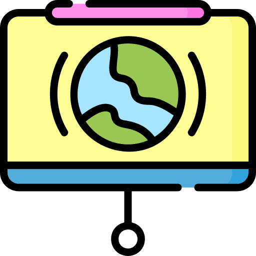Presentation business and finance analysis education icon Presentation business and finance analysis education icon