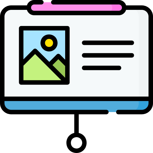 Presentation image conference picture icon Presentation image conference picture icon