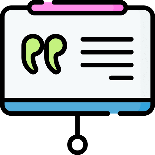 Presentation quotation presentation quote icon Presentation quotation presentation quote icon