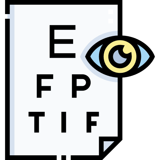 Eye examination optical examination eye examination examination icon