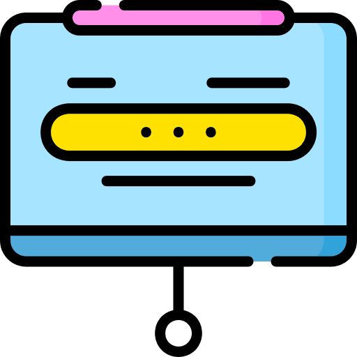 Presentation finances financial education icon Presentation finances financial education icon