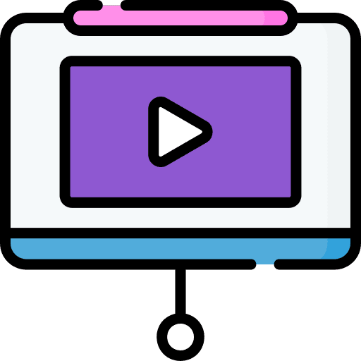 Presentation video music and multimedia education icon Presentation video music and multimedia education icon