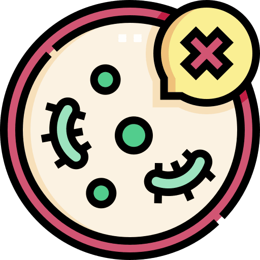 Bacteria virus petri dish lab icon Bacteria virus petri dish lab icon