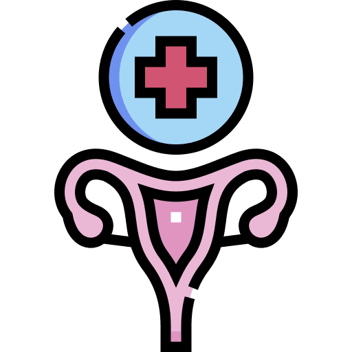 Cervical cancer medical checkup screening cervical cancer icon