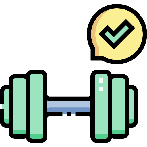 Dumbbell sports healthcare and medical crossfit icon Dumbbell sports healthcare and medical crossfit icon