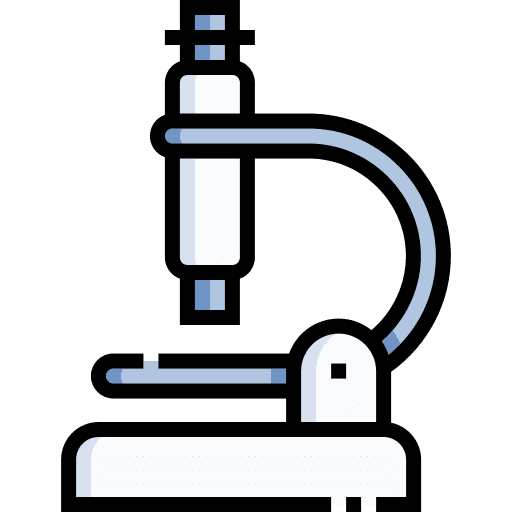 Microscope scientific observation science icon Microscope scientific observation science icon