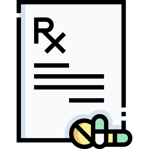 Prescription doctor pills drug icon Prescription doctor pills drug icon