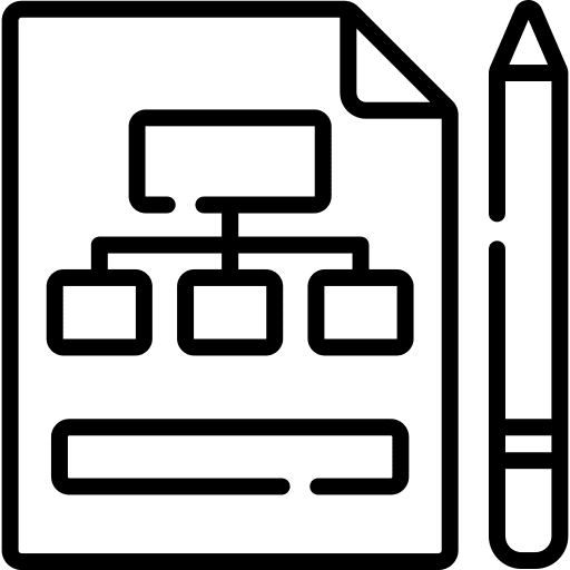 Diagram pencil diagram strategic plan icon Diagram pencil diagram strategic plan icon