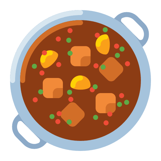 Goulash traditional meal hungary icon
