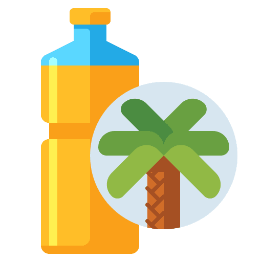 Palm oil oil eating vegetable icon