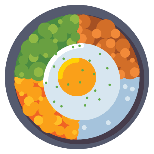 Bibimbap cultures korea food icon