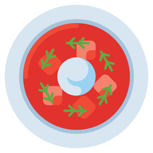 Borscht cuisine russian food eating icon