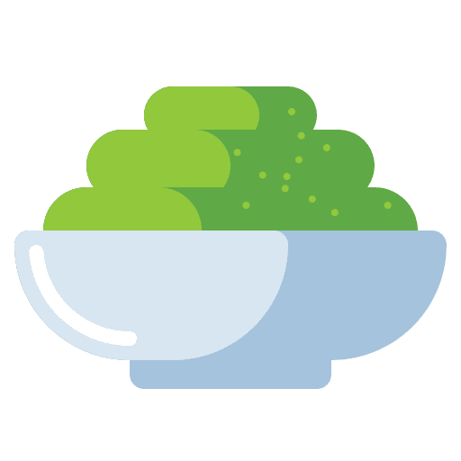 Wasabi gastronomy eating cuisine icon