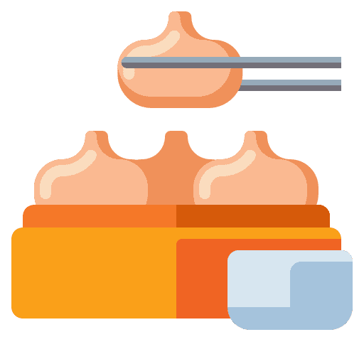Dim sum traditional cuisine asian food icon