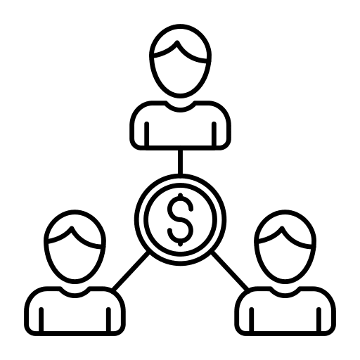 Team team business and finance group icon