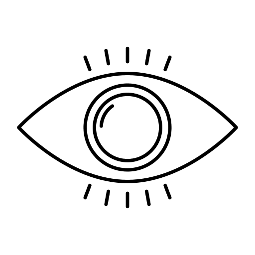 Eye visibility ui vision icon