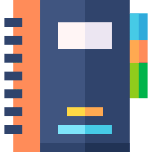 Appointment book notebook reading address book icon Appointment book notebook reading address book icon