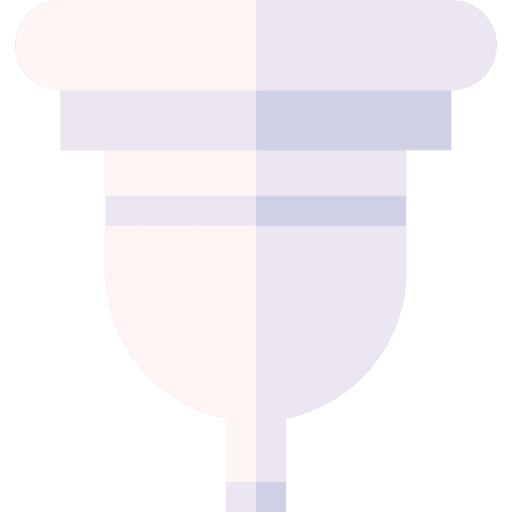 Menstrual cup hygiene reusable healthcare and medical icon Menstrual cup hygiene reusable healthcare and medical icon