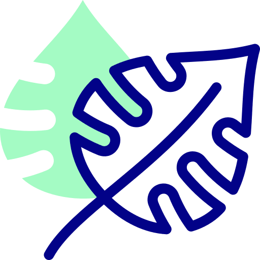 Monstera botanical gardening leaf monstera icon