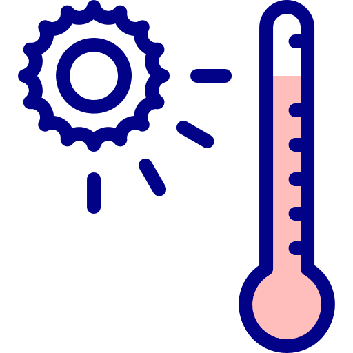 Hot warm hot nature icon