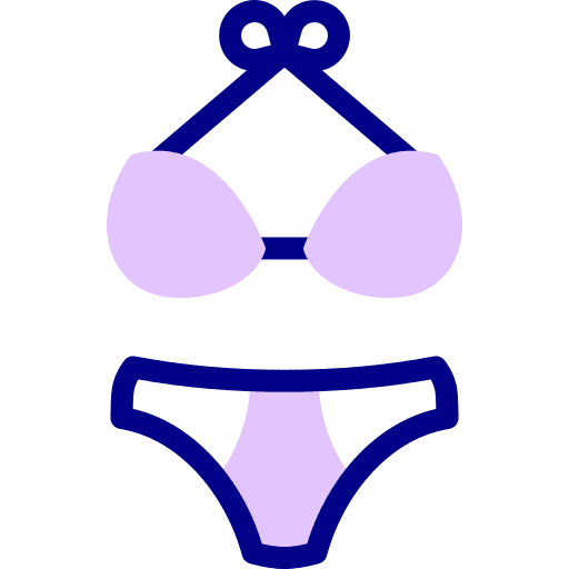 Bikini bikini holidays beach icon Bikini bikini holidays beach icon