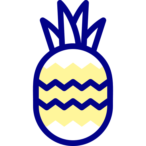 Pineapple fruit viburnum fruit food and restaurant icon Pineapple fruit viburnum fruit food and restaurant icon
