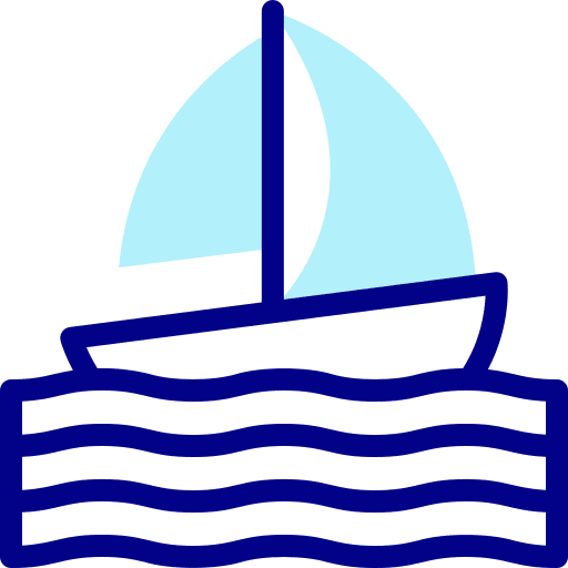 Sail boat transportation sailboat sailing boat icon Sail boat transportation sailboat sailing boat icon