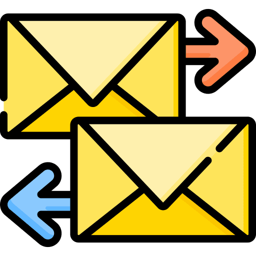 Exchange mails notification email multimedia icon Exchange mails notification email multimedia icon