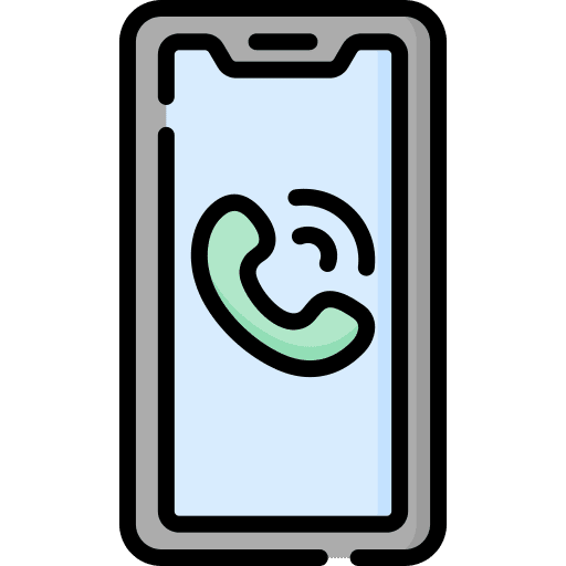 Phone call ui communications smartphone icon Phone call ui communications smartphone icon