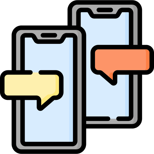 Chat chat smartphone messages icon Chat chat smartphone messages icon