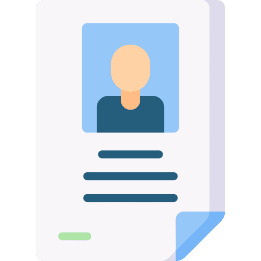 Profile sheet data profile icon Profile sheet data profile icon