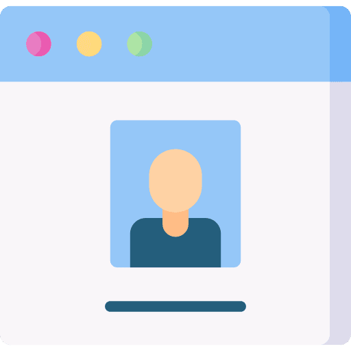 User seo and web user window icon