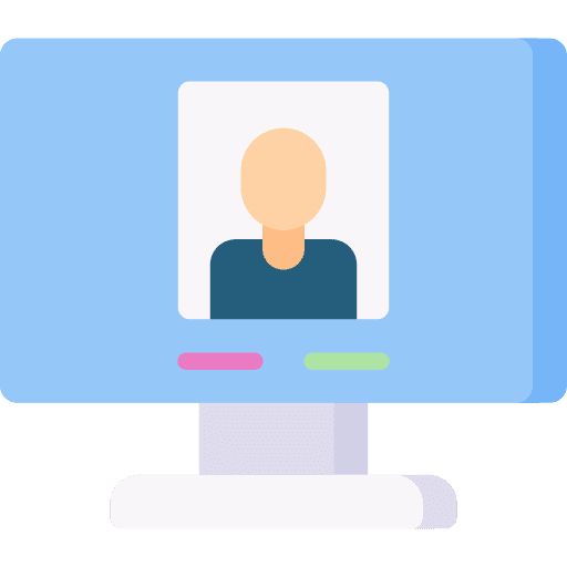 Video call call meeting online class icon Video call call meeting online class icon