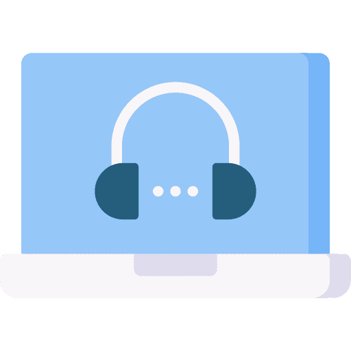 Video call seminar online class video icon Video call seminar online class video icon