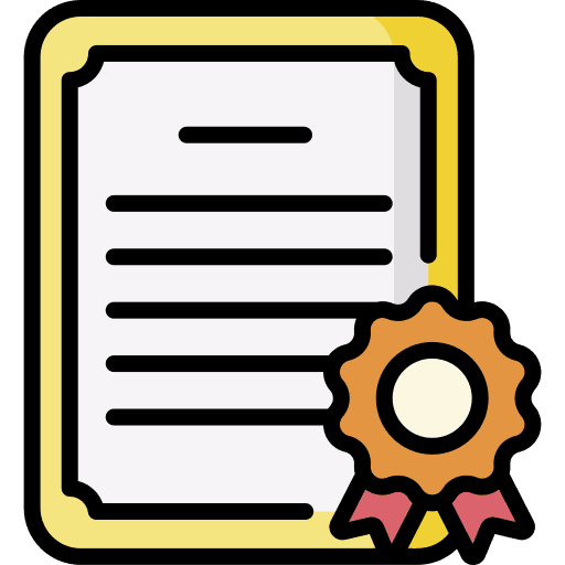 Certificate badge contract certification icon Certificate badge contract certification icon