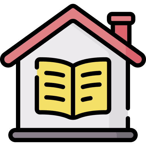 Homeschooling book learning homeschooling icon Homeschooling book learning homeschooling icon
