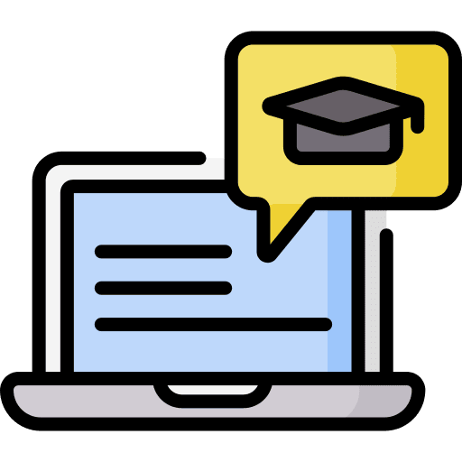 Online learning book laptop online learning icon Online learning book laptop online learning icon