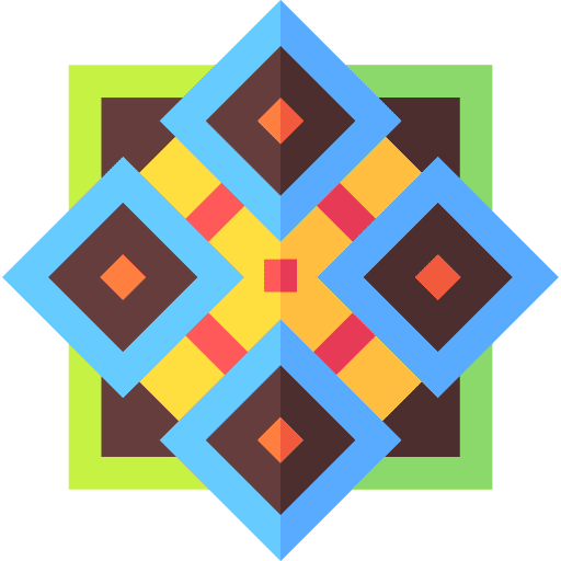 Mandala art and design flower wellness icon