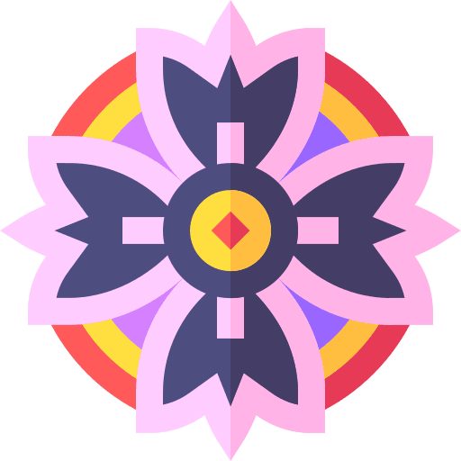 Mandala art and design wellness culture icon Mandala art and design wellness culture icon