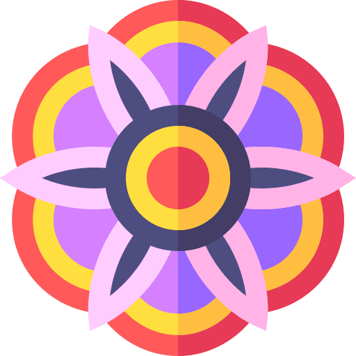 Mandala spiritual flower mandala icon