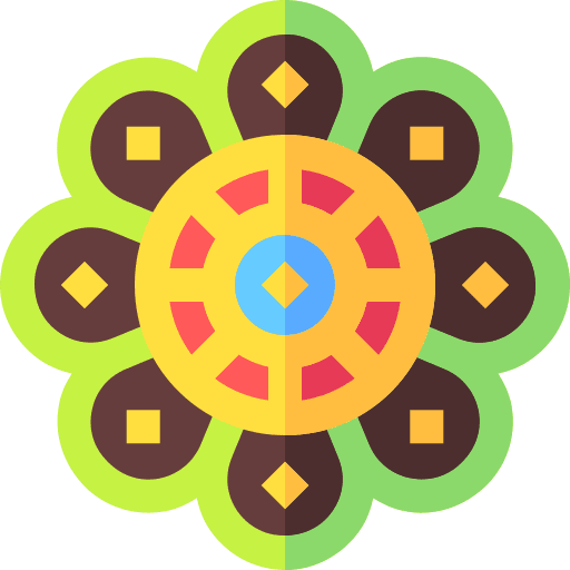 Mandala wellness spiritual art and design icon Mandala wellness spiritual art and design icon